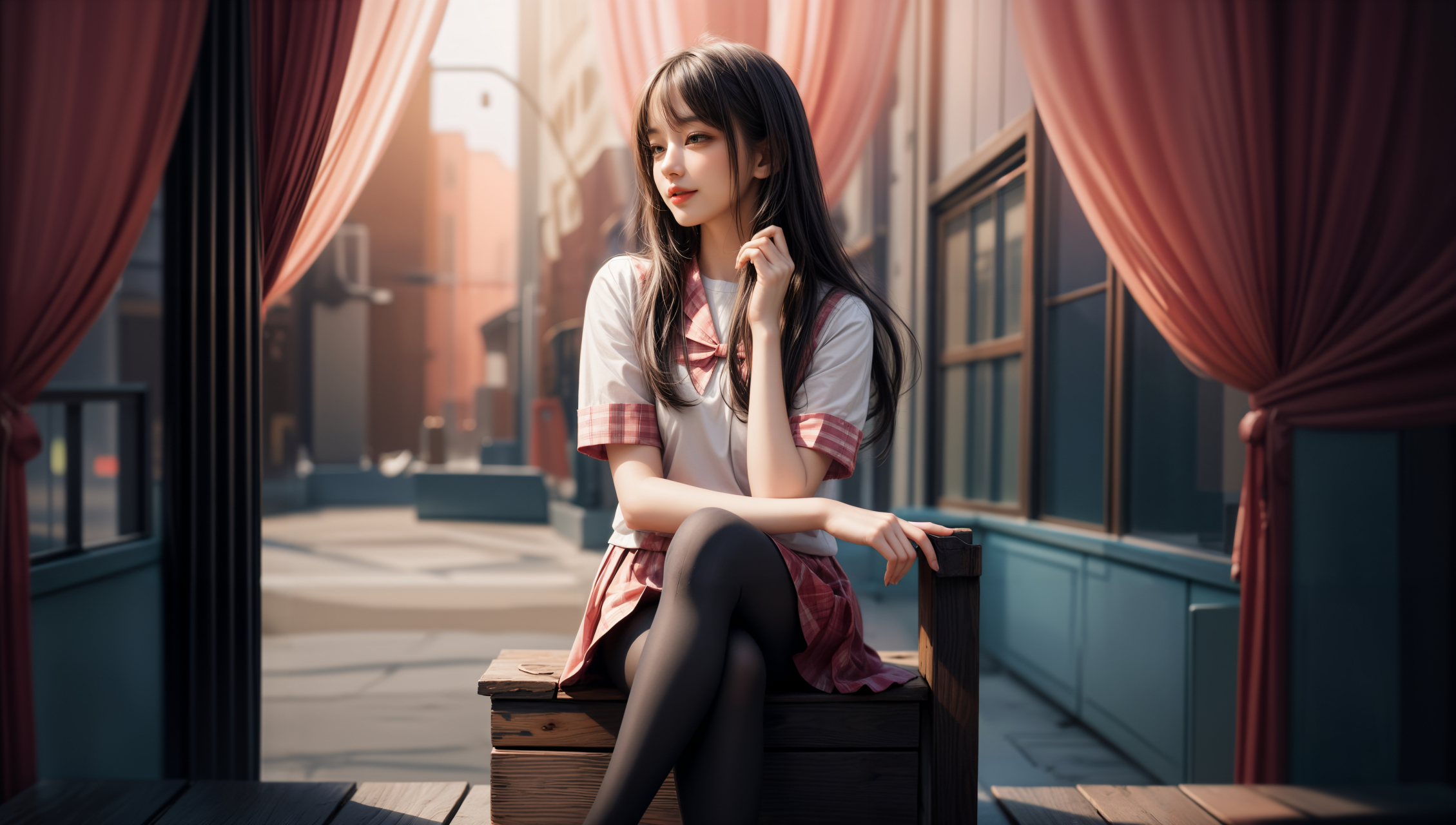 江西庐山“蓝调时刻”暑夏景象如梦幻化